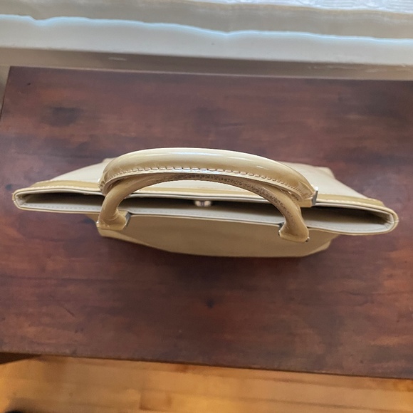 TALBOTS Leather/Patent Leather Handbag - Like new! - Picture 3 of 4